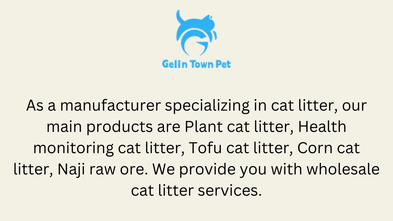 Corn Cat Litter supplier