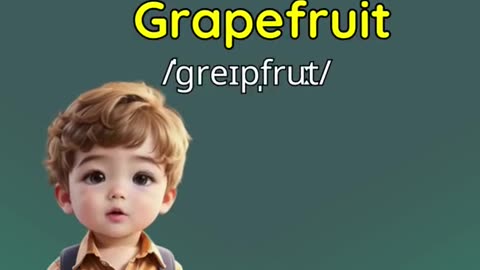 Fruit name in english || English class fruit name