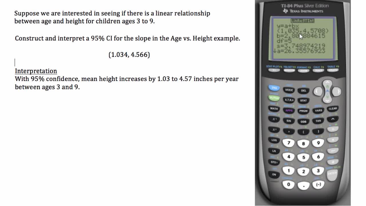 Lecture 24L - Correlation & Regression TI-84