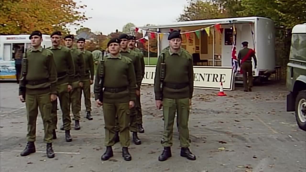 Mr Bean funny video with Army