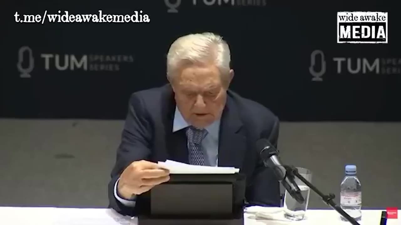 Soros has STROKE while addressing WEF