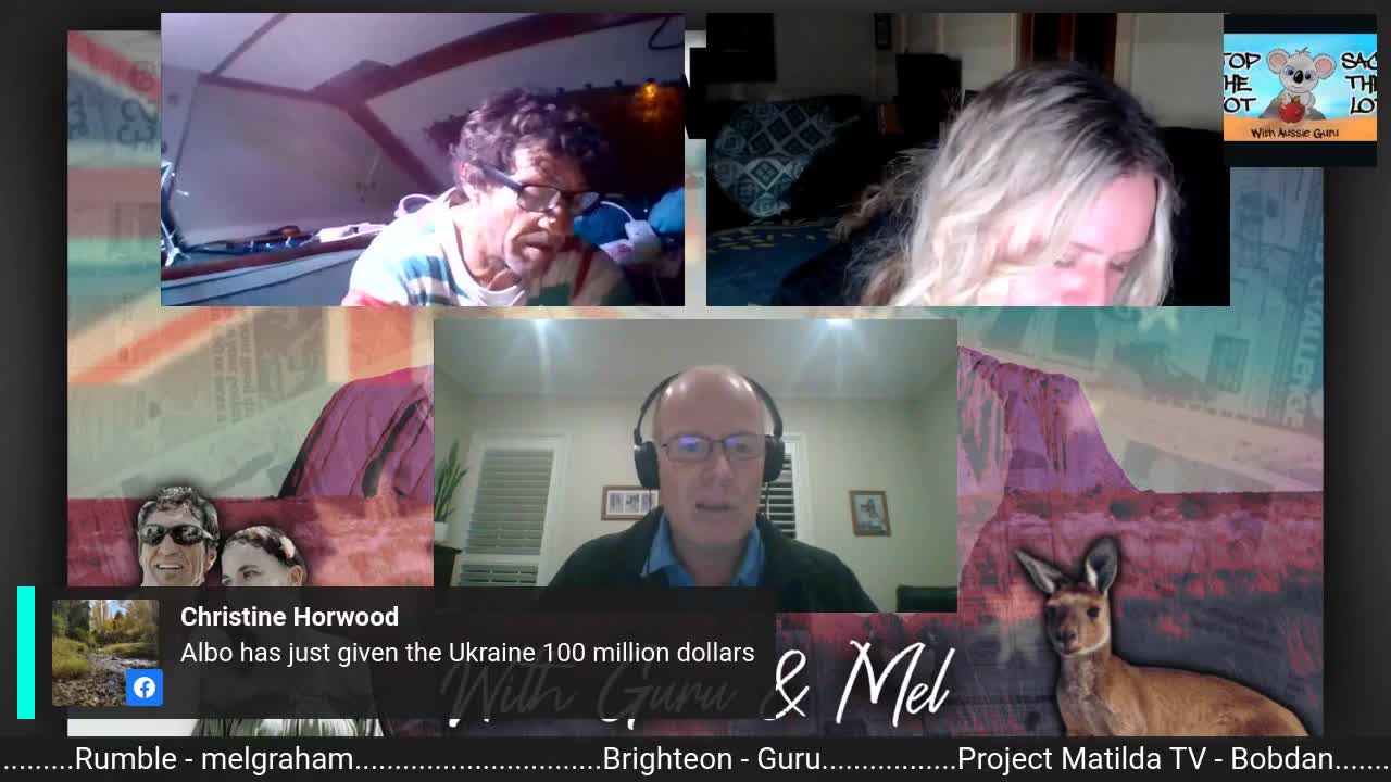 Guru and Caz with Bruce