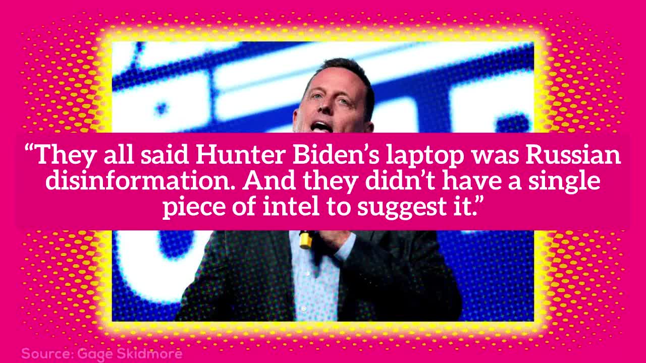 Ric Grenell Calls For Investigation Of Those Who Claimed Hunter Biden Laptop Was ‘Russian Disinformation’