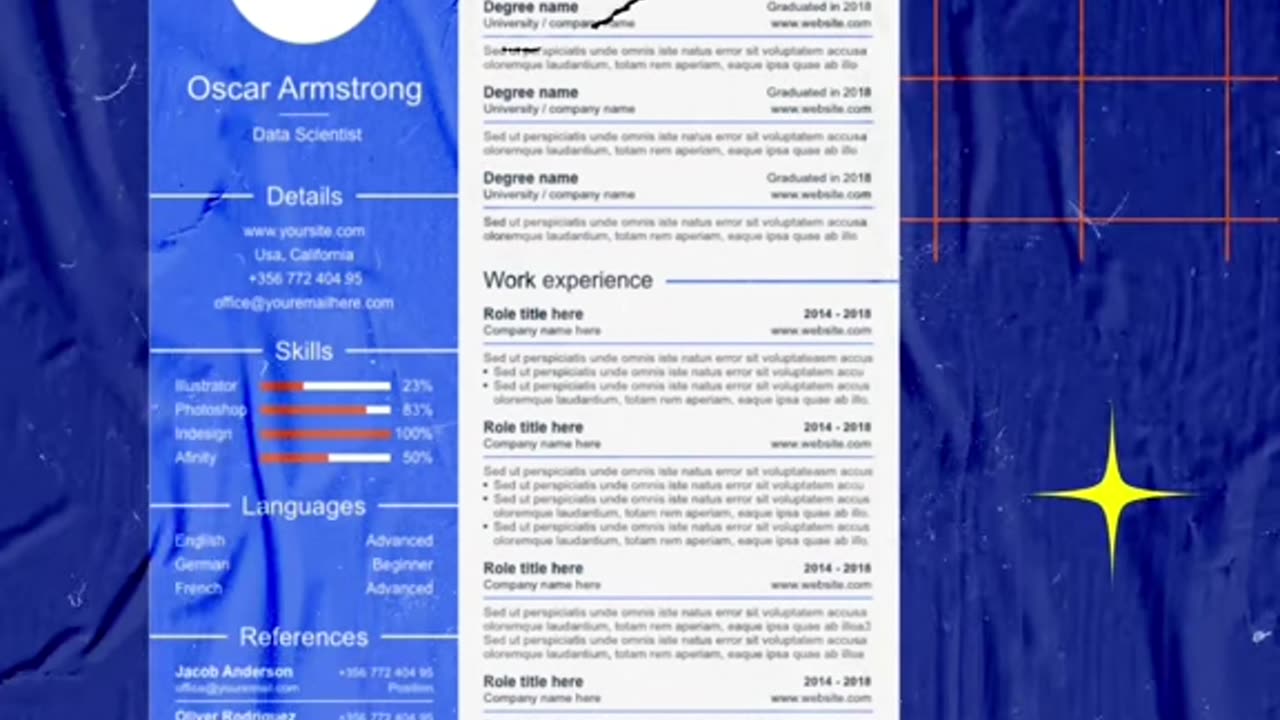 Data scientist resume template | FinishResume.com #resume #microsoftword #template