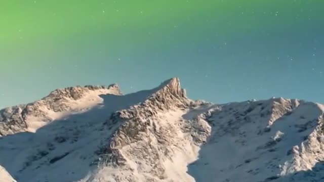 The aurora is a moving love letter written by the sun#nature#pretty#landscape#scenery