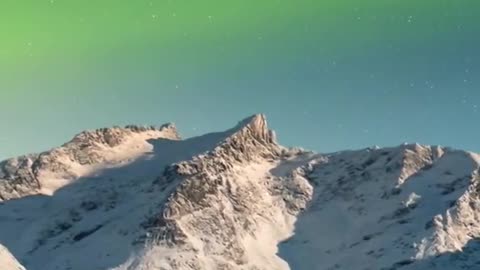 The aurora is a moving love letter written by the sun#nature#pretty#landscape#scenery