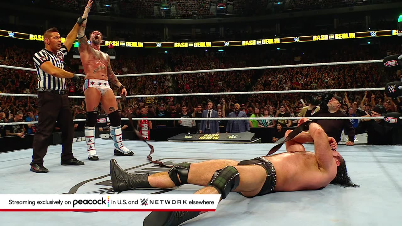 CM Punk vs. Drew McIntyre – Strap Match_ WWE Bash in Berlin 2024 highlights