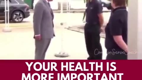 Your job is important but Your health is more important