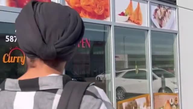 Visiting Indian Cuisine in Canada🇨🇦 || International Students in Canada #shorts #food