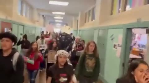 San Francisco High School Students March