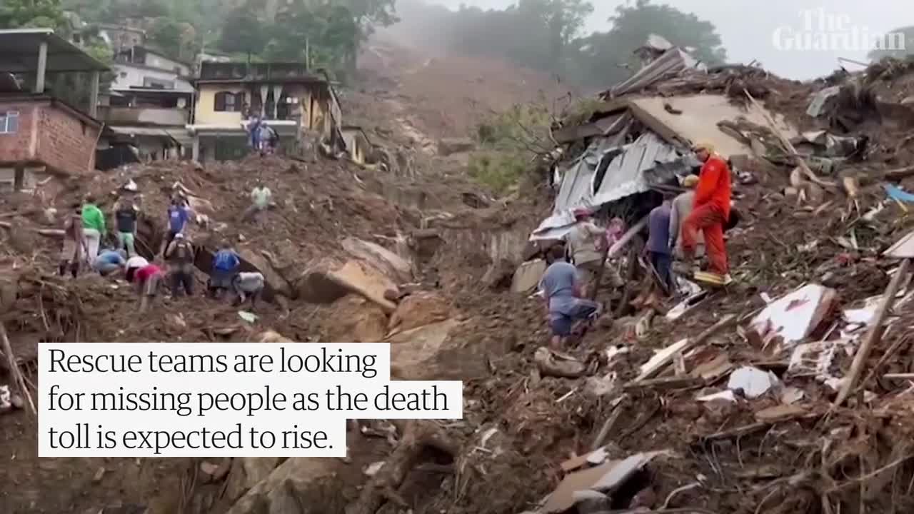 Devastating floods and mudslides in Brazil leave scores dead