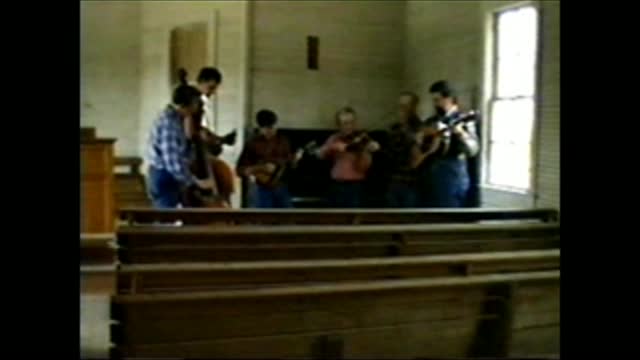 Hoopers Creek singing in old church