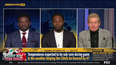 UNDISPUTED Skip Bayless reacts Dolphins and Chiefs prepare to meet in the cold (2)