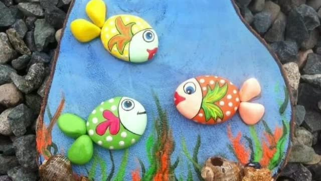 Attractive new Street stone craft ideas
