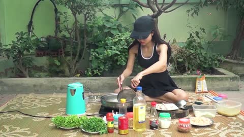 Beautiful Girl Delicious Cooking | Girls Fashion