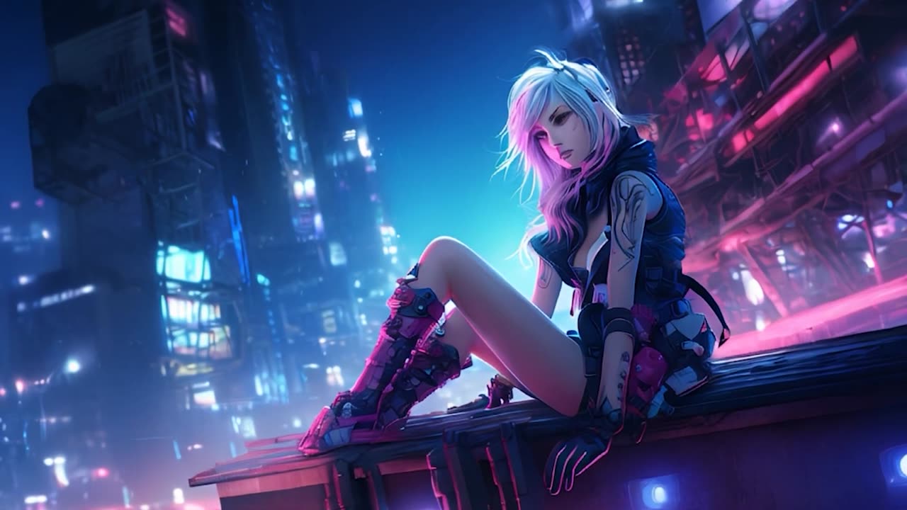 Cyberpunk Lofi, Chillhop Music, Study Music, Beats to Relax_Study To, Synthwave Music, #fyp