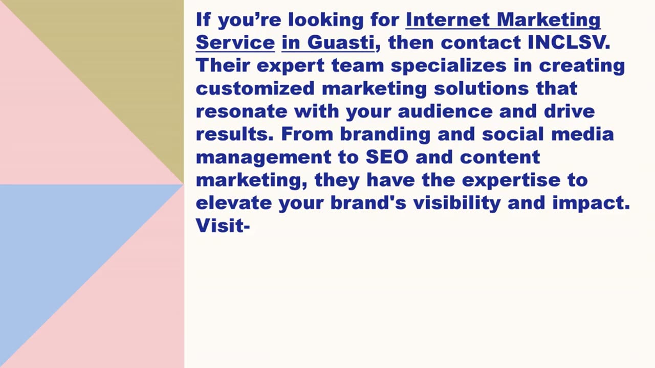 Best Internet Marketing Service in Guasti