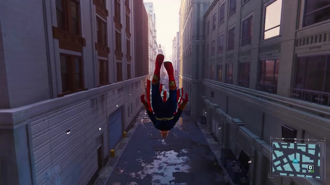 Flying in Spider-Man PC