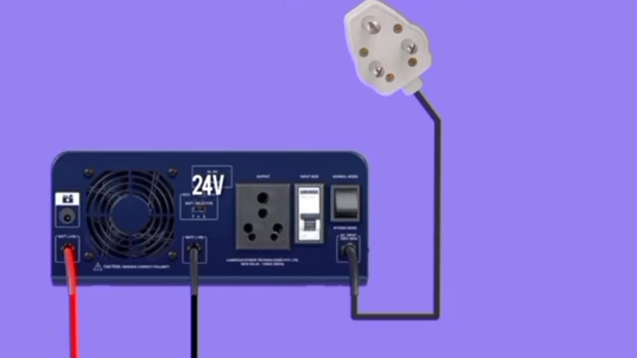 24 Volt Battery Inverter Connection Diagram