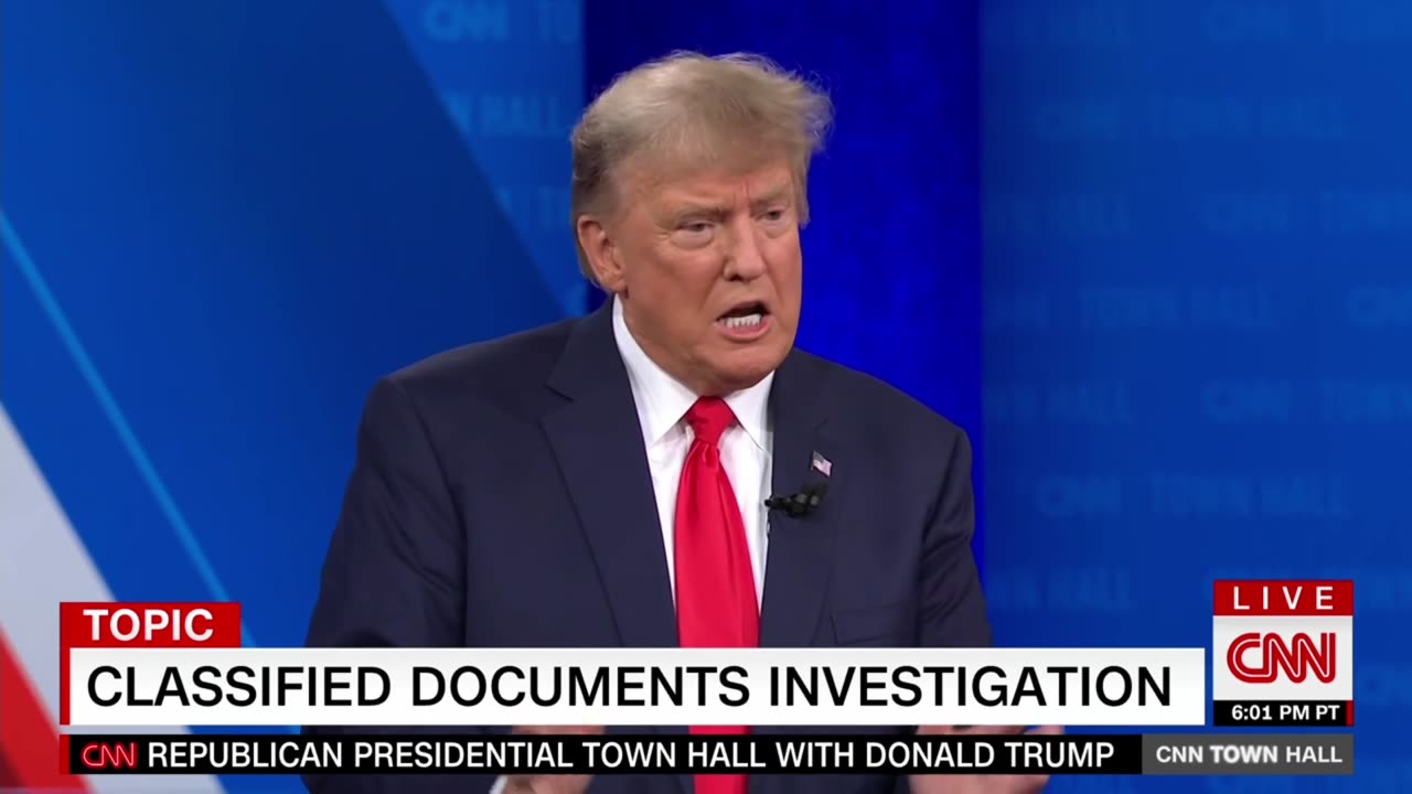 Trump CNN - On Classified Documents “Gems”