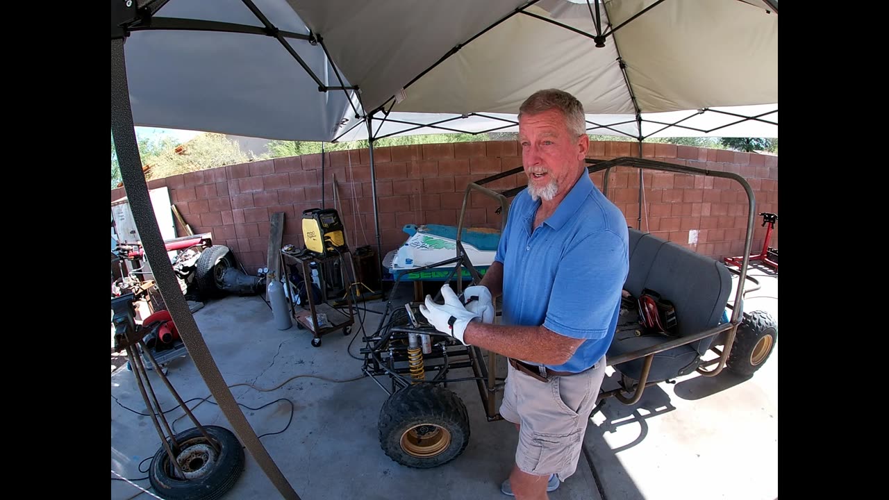 Welding The Golf Kart Front Chassis