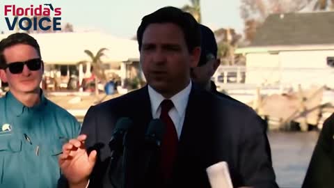 DeSantis Slams Liberal Reporter For Disrespecting Floridians That Helped Prepare For The Hurricane