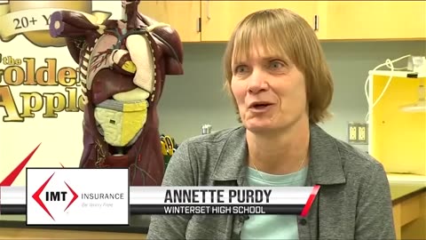 February 29, 2020 - Teacher Annette Purdy Receives the WHO-TV Golden Apple Award