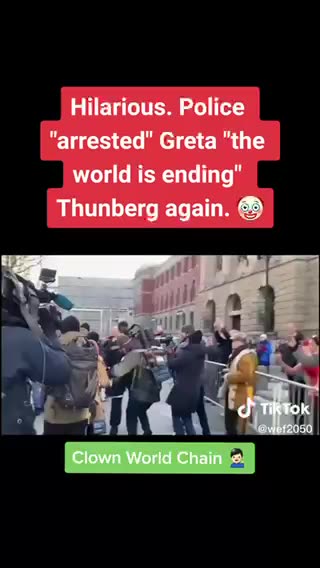 GRETA THUNBERG ARRESTED AGAIN 🤣