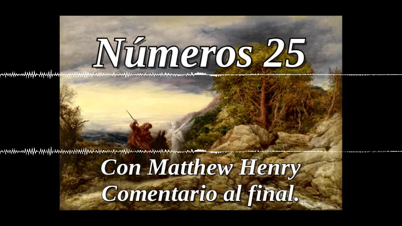 📖🕯 Santa Biblia - Números 25 con Matthew Henry Comentario al final.