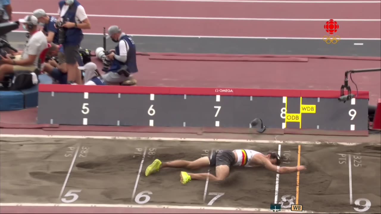 Thomas Van Der Plaetsen - 2020 Summer Olympics Long Jump Fail