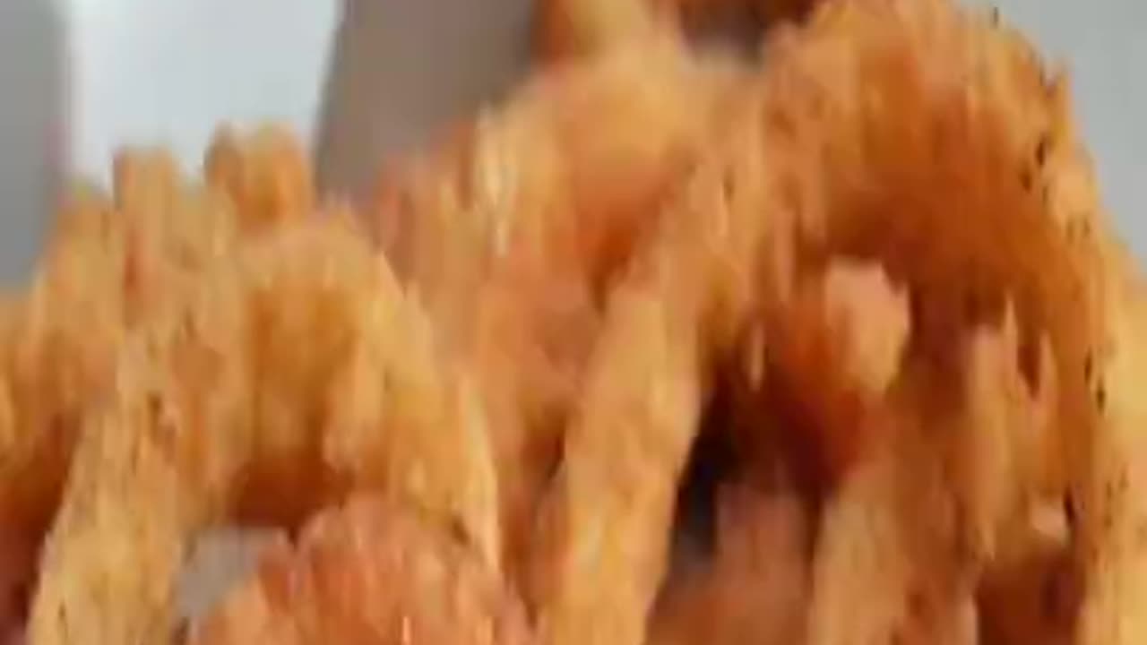 Crispy onions ring