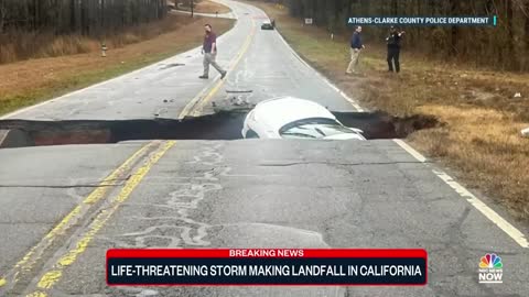 LIFE-THREATENING STORM MAKING LANDFALL IN CALIFORNIA