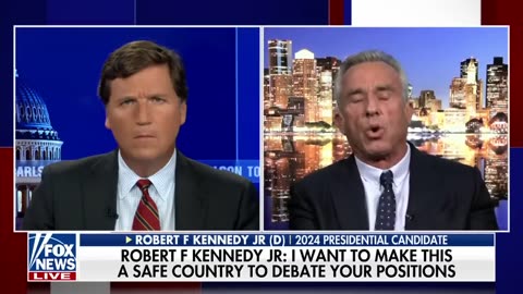 Tucker Carlson speaks with RFK jr