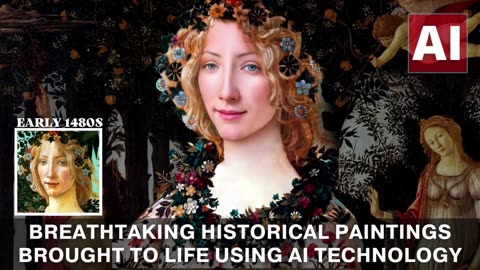 Breathtaking Historical Paintings Brought To Life Using AI Technology
