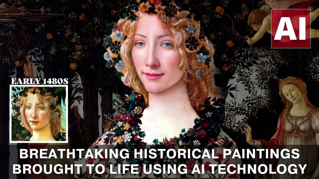 Breathtaking Historical Paintings Brought To Life Using AI Technology