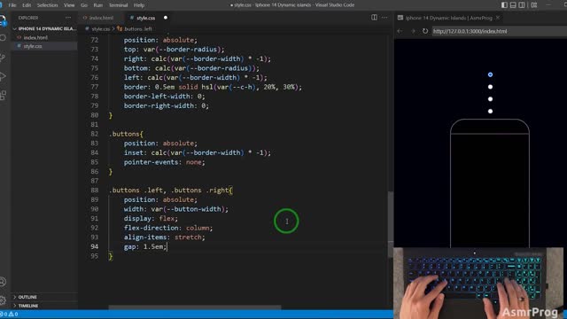 ASMR Programming - Coding IOS (IPhone) Dynamic Music - No Talking
