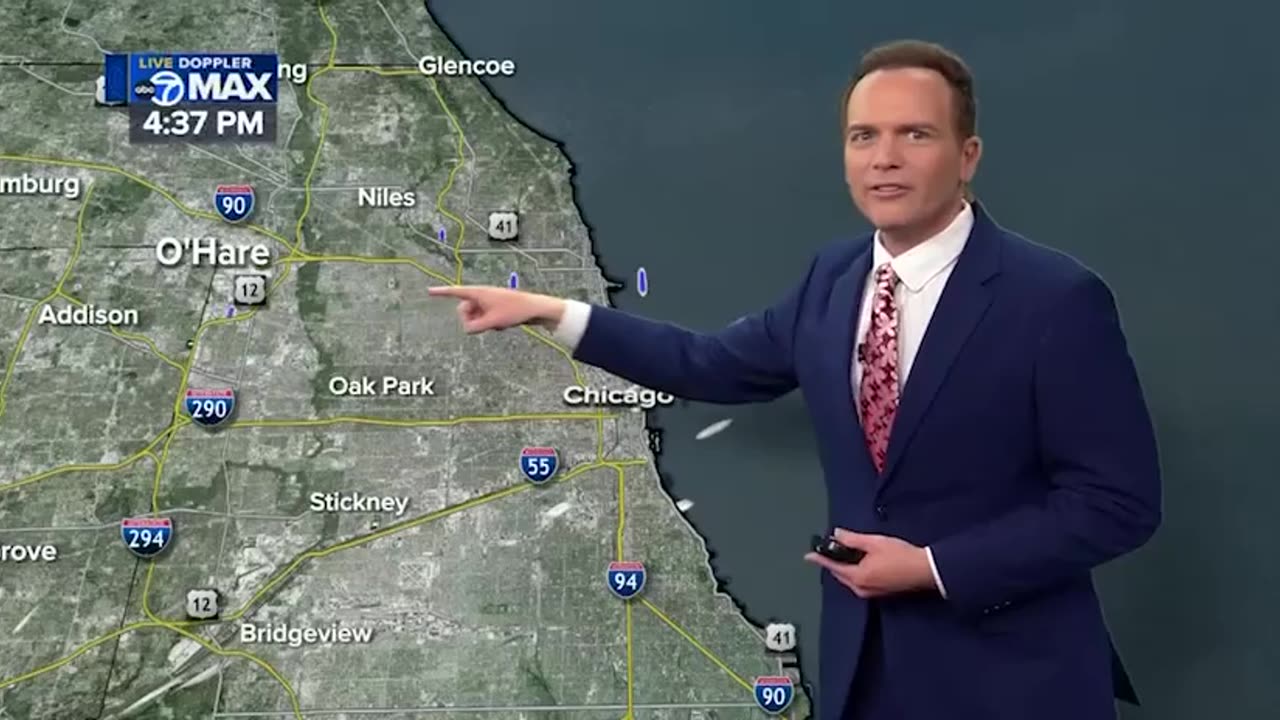 MSM meteorologist explains how brief local snow showers were the result of "cloud seeding",