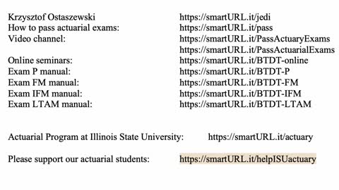 Exam LTAM exercise for December 6, 2021