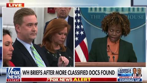 Karine won’t go down the rabbit hole with Peter Doocy 🤣