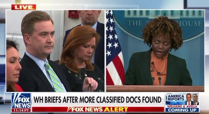 Karine won’t go down the rabbit hole with Peter Doocy 🤣