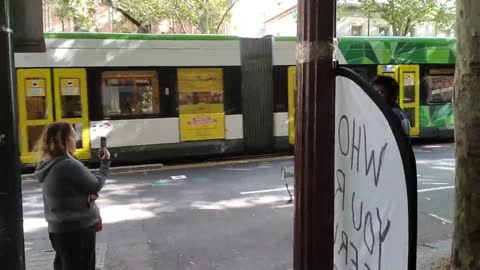 Cafe Locked Out being told to fuck off