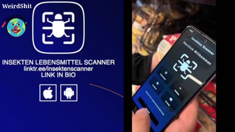 INSECTS IN HUNDREDS OF FOOD~ APP TO SCAN INSECT POWDER
