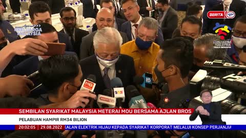 29 OGOS 2022 – BERITA PERDANA – SEMBILAN SYARIKAT MALAYSIA METERAI MOU BERSAMA AJLAN BROS