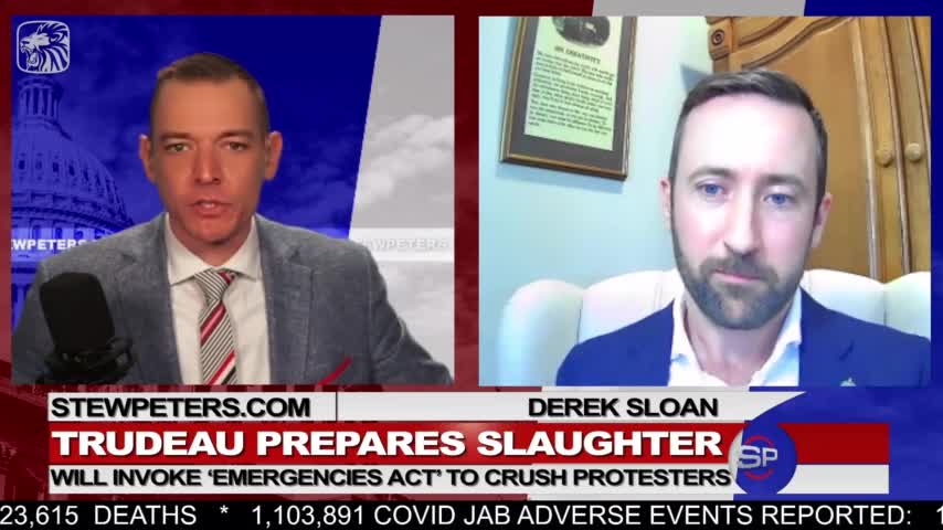 Trudeau Prepares Slaughter: Will Invoke 'Emergencies Act' To Crush Protesters - THE STEW PETERS SHOW