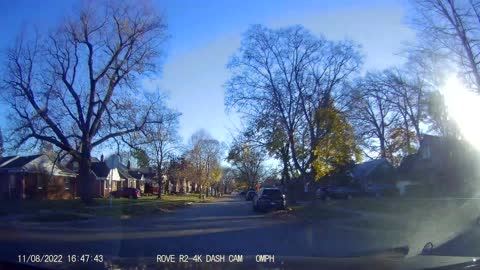 Drive From Oak/Lafayette; To Bryant Middle School, Dearborn, MI, 11/8/22