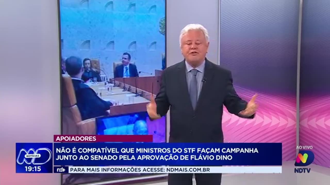 Polêmica no STF: ministros fazem campanha no Senado por aprovação de Flávio Dino e causam debate