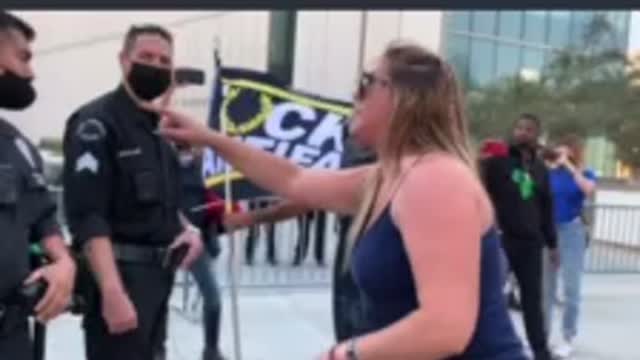 LAPD PROTECT ANTIFA DOXER