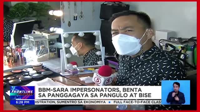 BBM-Sara impersonators,의benta sa panggagaya sa pangulo at bisem