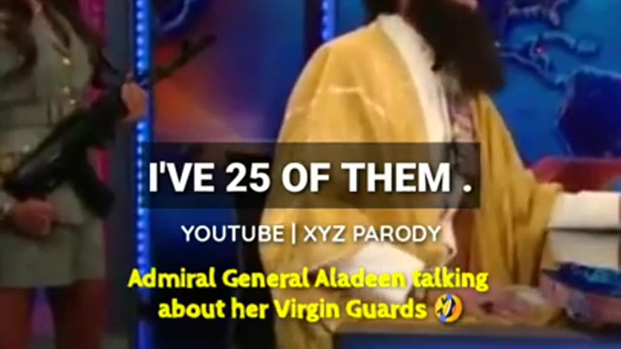 Admiral General Aladeen's virgin guards and their test 😃 #shorts #humour #aladeen #thedictator