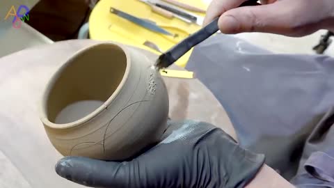 Luxury Teapot Making Process. Korean Pottery Master Craftsman10